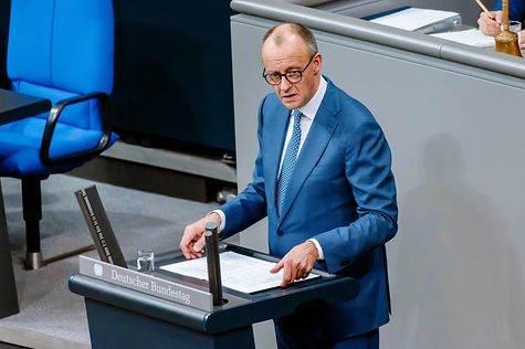 Deutscher Bundestag - Regierungserklärung des Bundeskanzlers zum Europäischen Rat