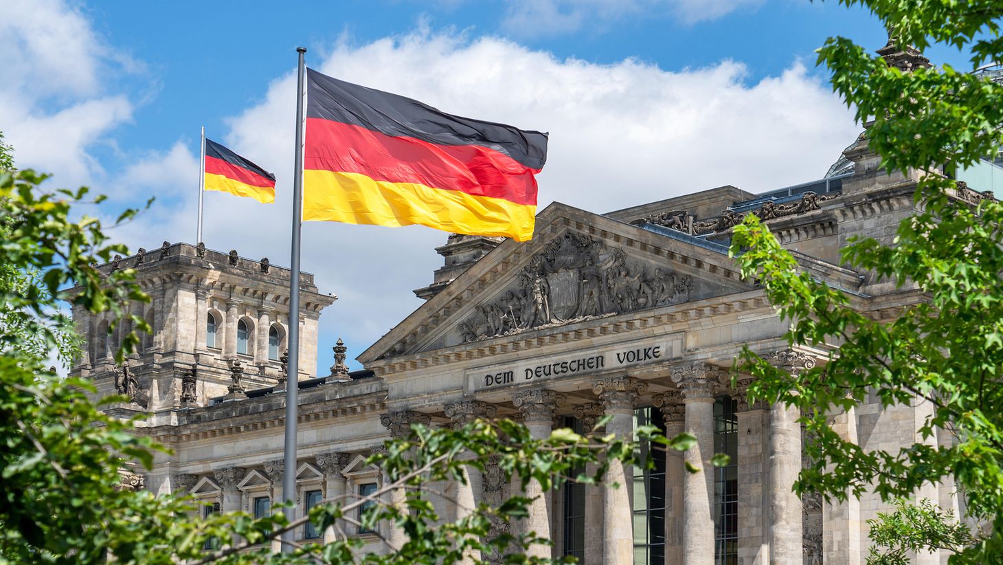 Bundestag allemand - Le drapeau fédéral