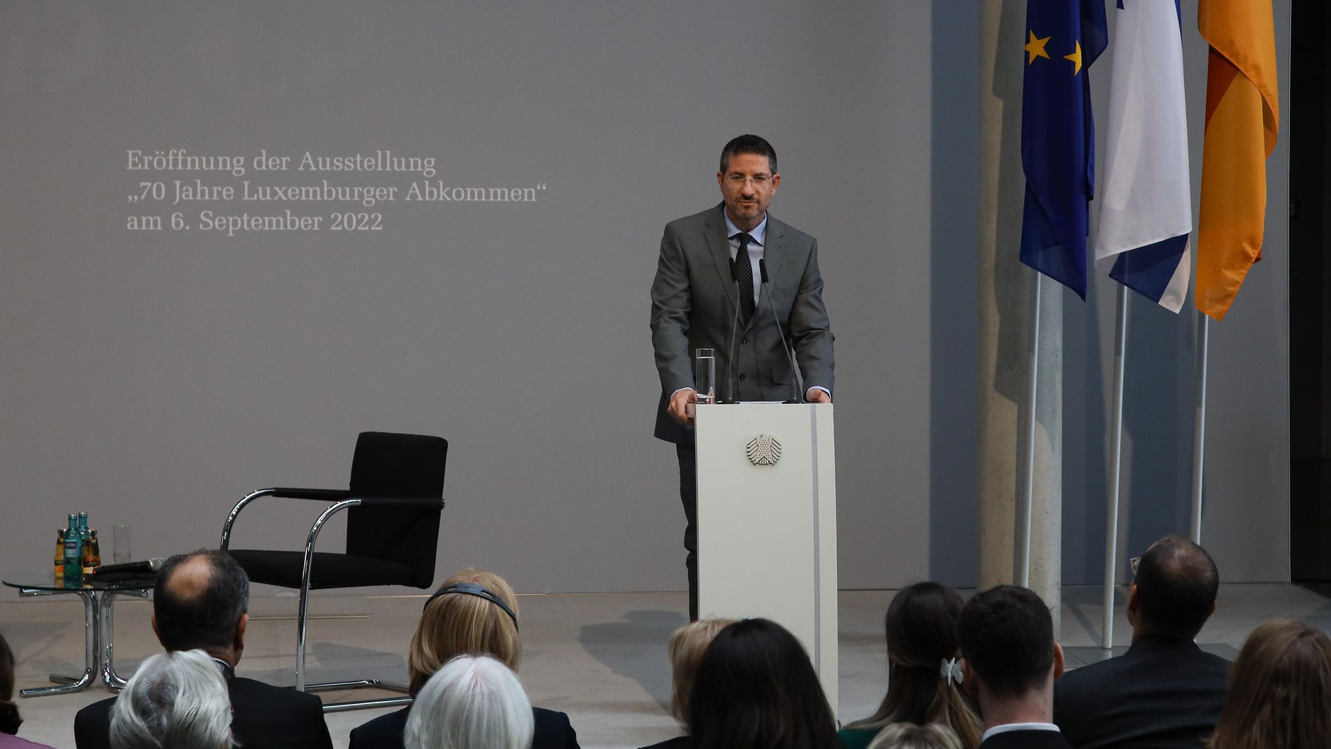 Deutscher Bundestag 70 Jahre Luxemburger Abkommen zwischen